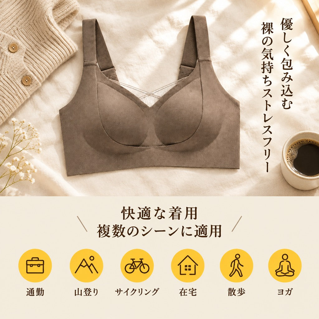補正ブラ ストレスフリーな着け心地
