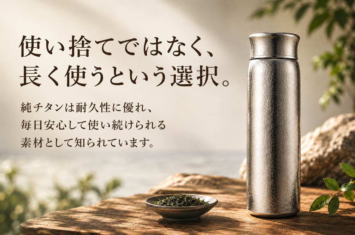 使い捨てではなく、長く使うという選択。